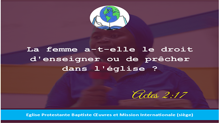 La femme peut-elle enseigner dans l'Église ?