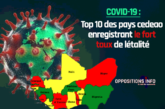 Mort lié à la Covid-19 : voici le top 10 des pays CEDEAO où le taux de létalité est le plus élevé, le Mali classé 5è