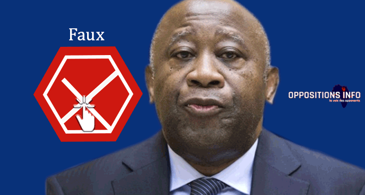 FAUX : Les opposants Laurent Gbagbo et Blé Goudé ne sont pas mis en liberté totale