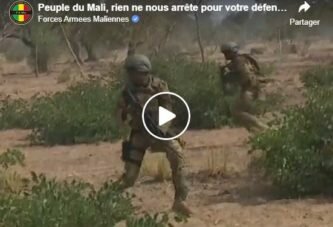 Mali: Voici la vidéo des Forces armées maliennes qui fait le buzz sur les réseaux sociaux